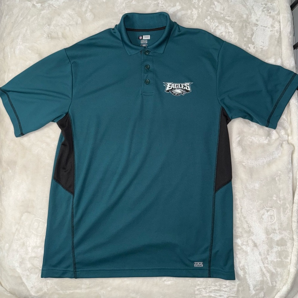 NFL Eagles Men's Cooling Polo Shirt